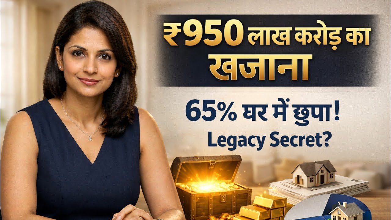 Indian Families' ₹950 Lakh Cr Hidden Treasure! #RealEstate