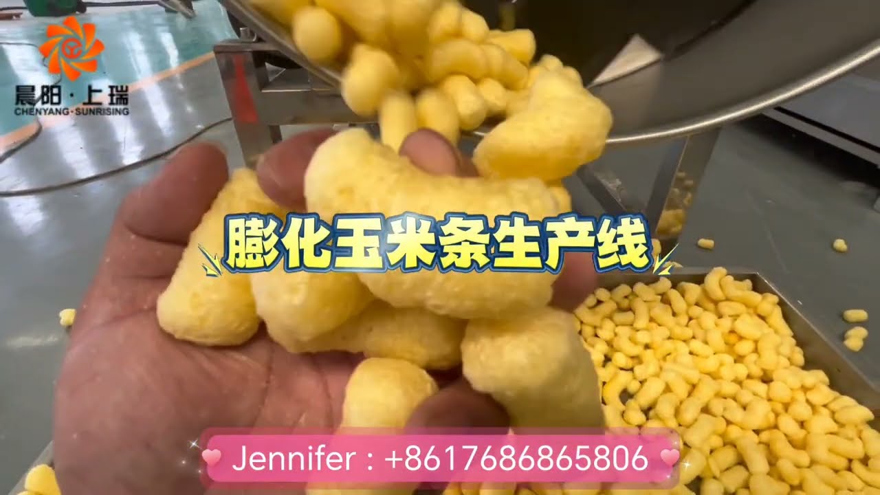 corn puff / corn cheetos /corn curls/ corn sticks  machines production line /Jinan Sunrising