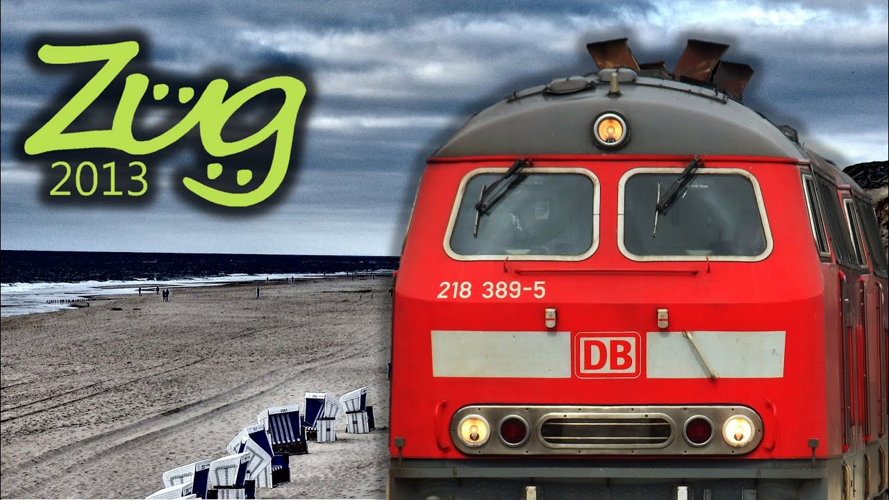 Zug2013: Bahnhöfe auf Sylt (2015) - u.a. Westerland, BR218, NOB, IC