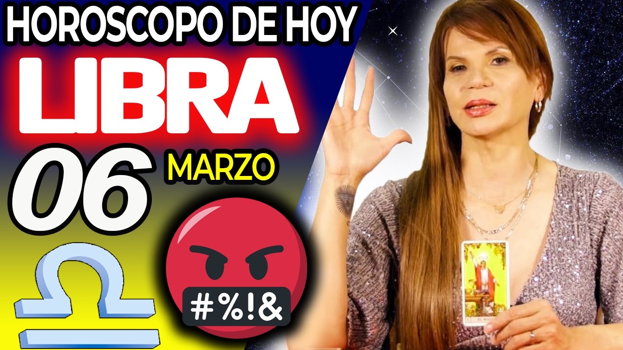 LIBRA ♎VIENE ALGO FUERTE🤬QUE PASA POCAS VECES❗️😱 Horóscopo De Hoy 6 De Marzo 2026 | Mhoni Vidente