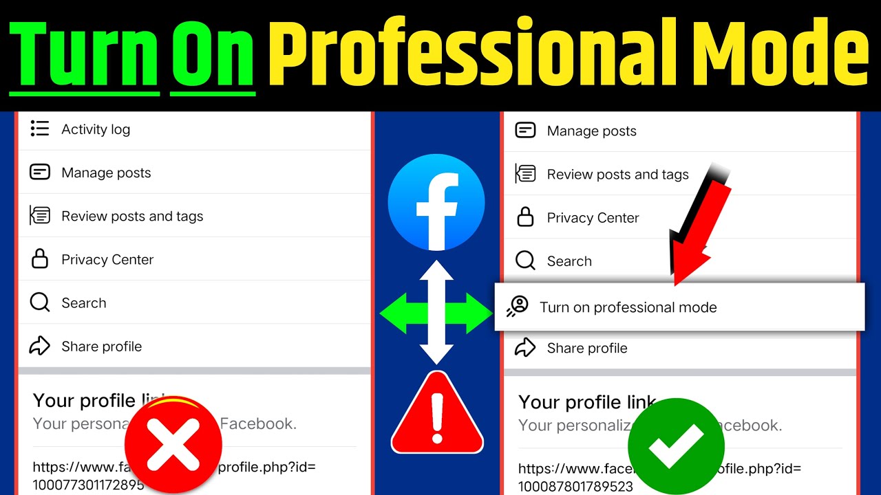 Facebook Profile Turn Professional Mode Option Not Showing | Turn Professional Mode Missing facebook