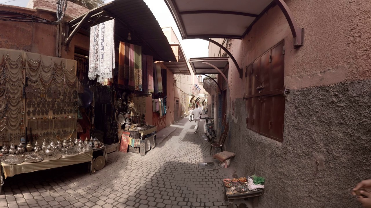 360 video: Medina of Marrakech, Marrakesh, Morocco