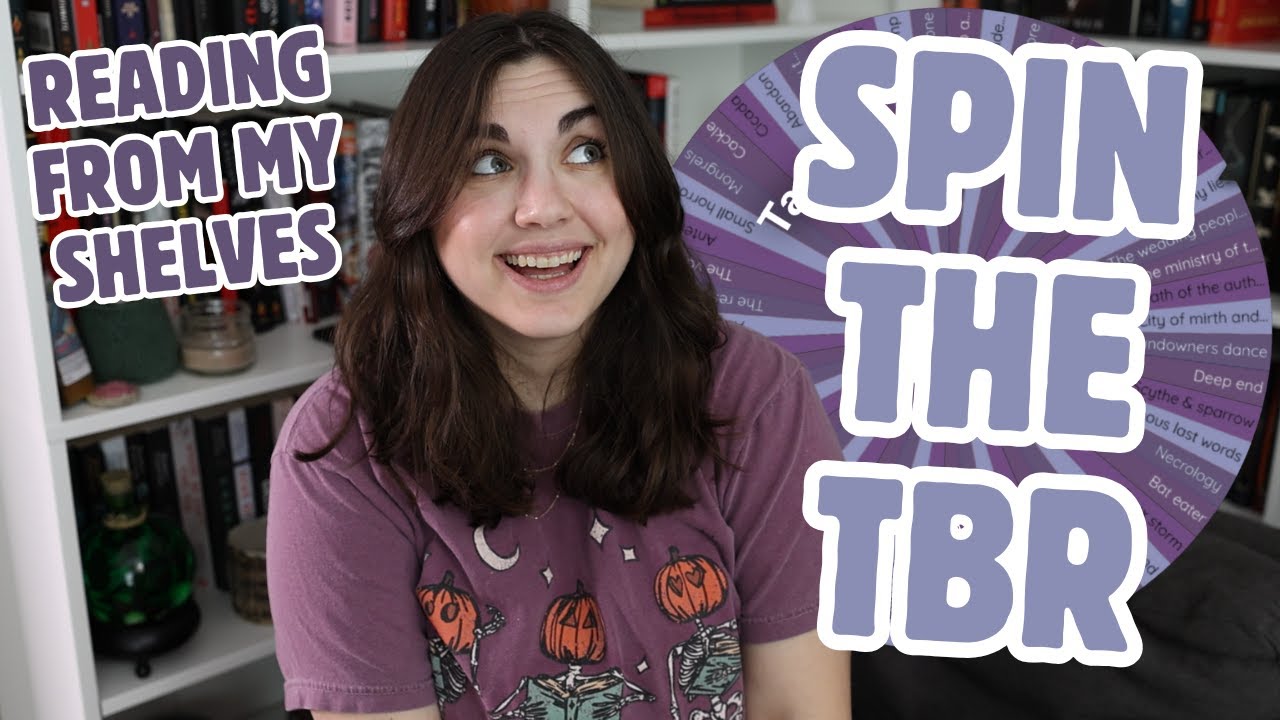 spinner wheel picks what I read from my physical tbr 📚📚spin the tbr episode 5