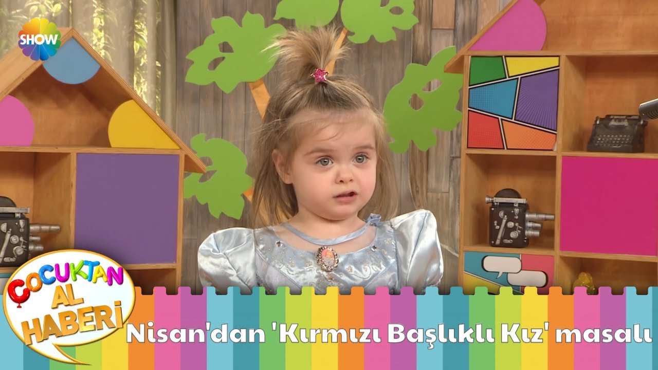 Çakıl bebek Nisan 'Kırmızı Başlıklı Kız' masalını anlatıyor!