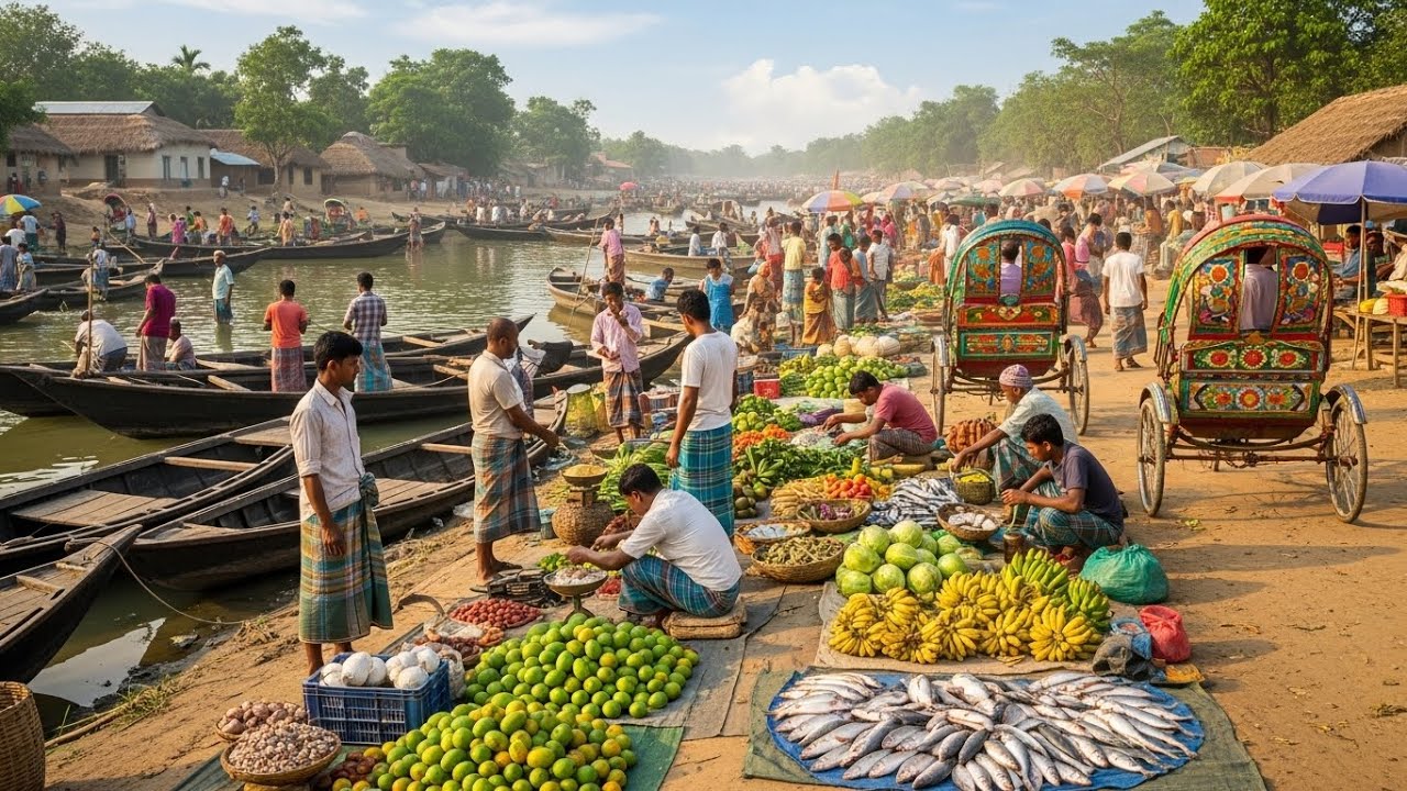 সাতাপকিয়া পাইকরি কাচসাবজির হাট ফেরিঘাট 28/01/2026