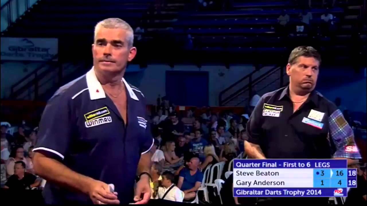 Beaton v Anderson | Quarter Final | Gibraltar Darts Trophy 2014