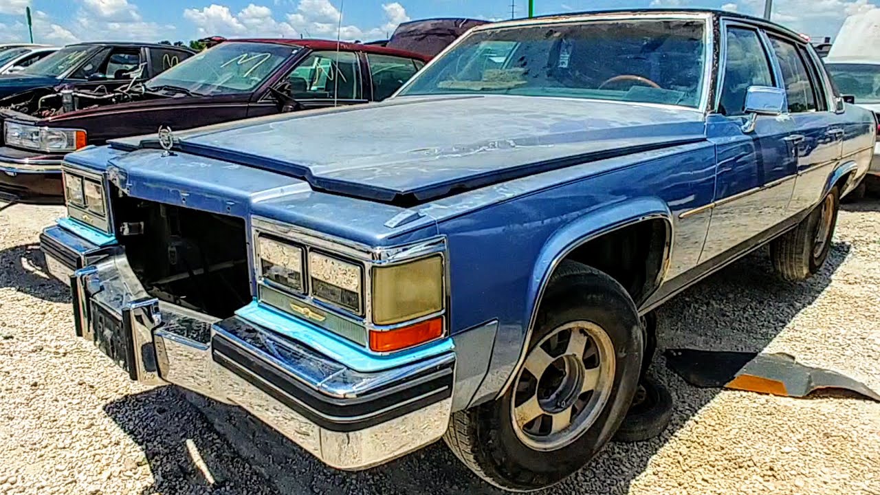 1984 Cadillac Sedan DeVille Small Block Chevy Swap Junkyard Find