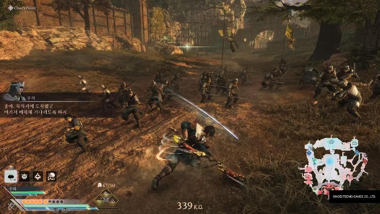 진・삼국무쌍: ORIGINS_활 최강 스킬 무한발사
