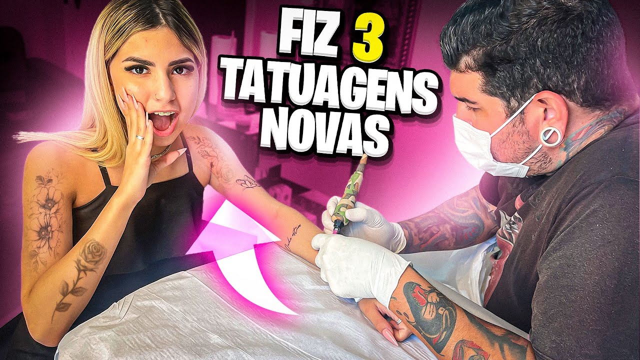 MINHAS NOVAS TATUAGENS - FIZ 3 NOVAS