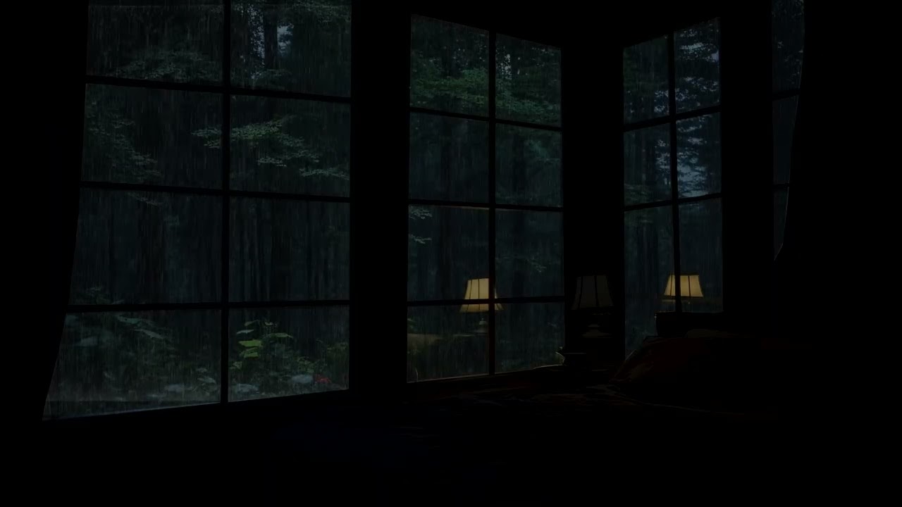 Rain Falling Beyond the Window | Find Comfort, Slow Down, and Rest in the Warmth of Silent Memories