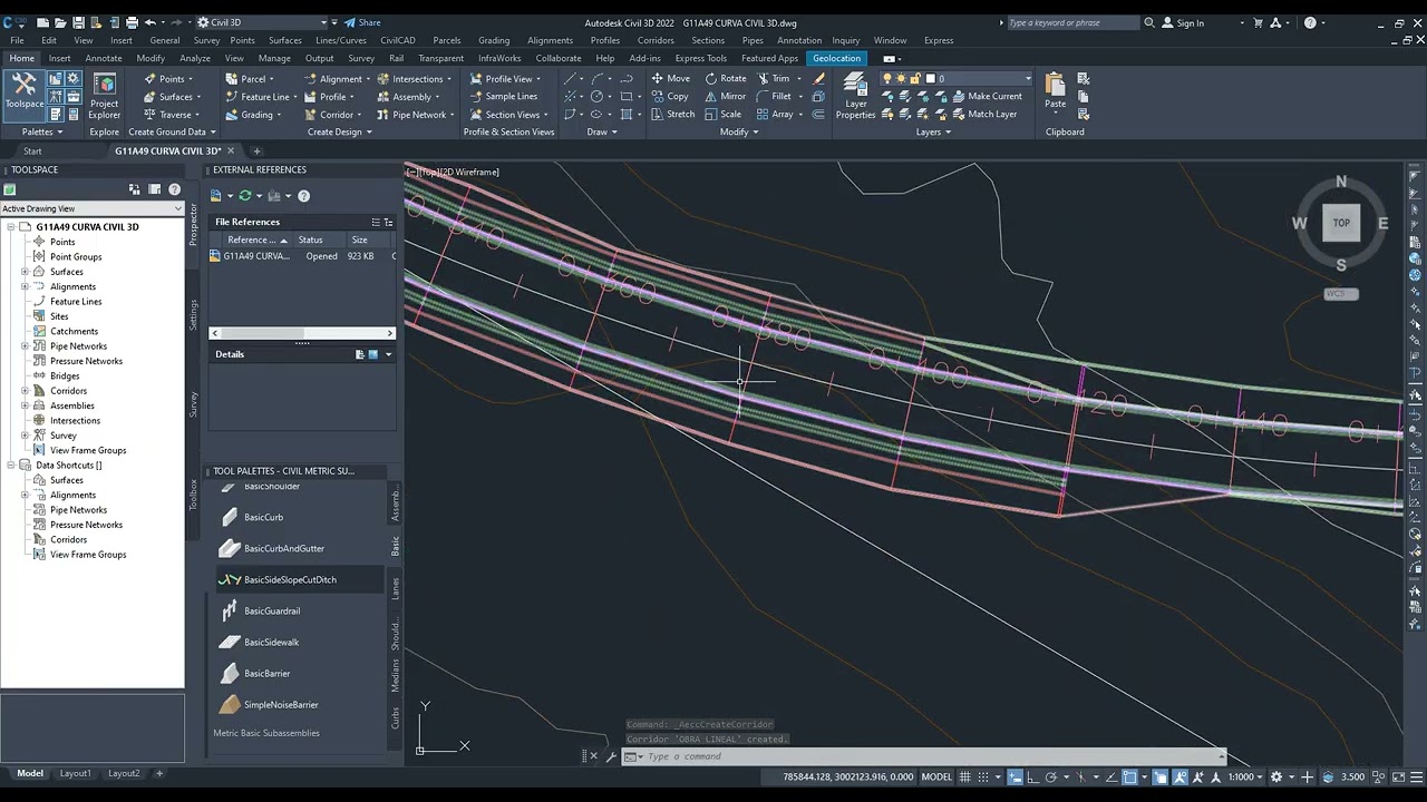 G11A49 CURVA CIVIL 3D