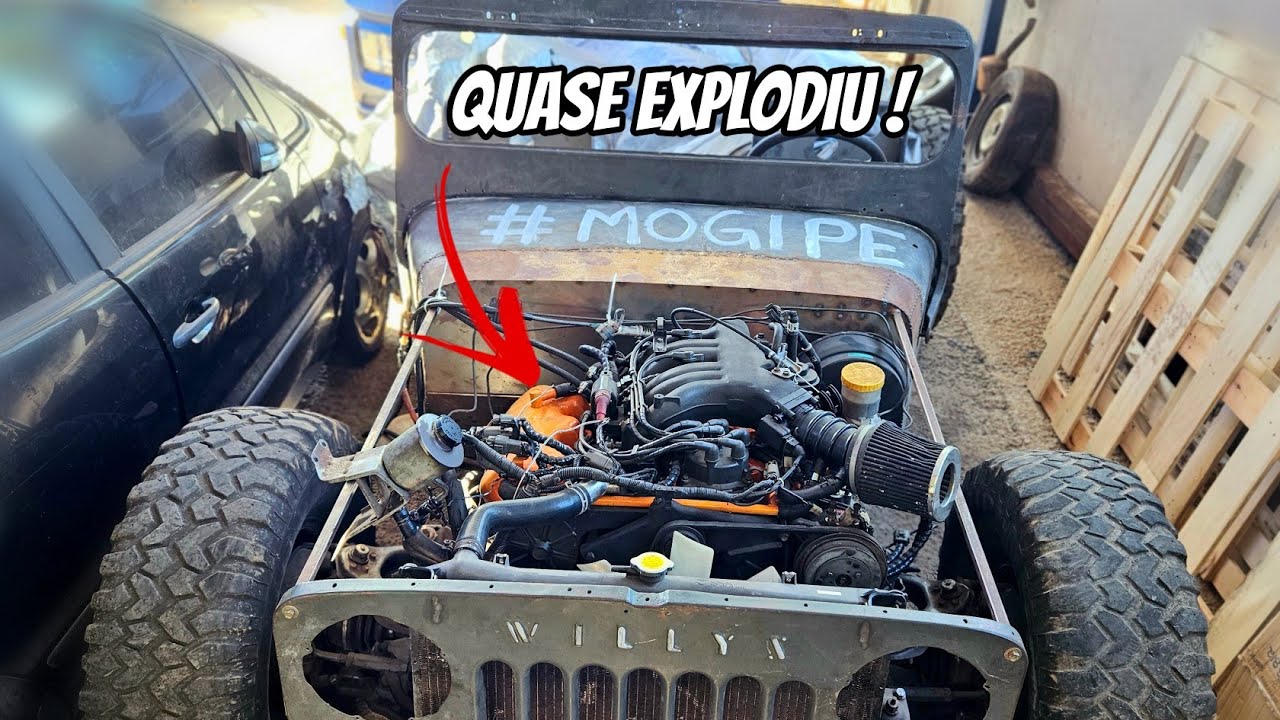 MOTOR V6 DO HOT ROD MOGIPE ESTAVA CORRENDO RISCO DE EXPLODIR / BICOS DE INJEÇÃO COM DEFEITO .