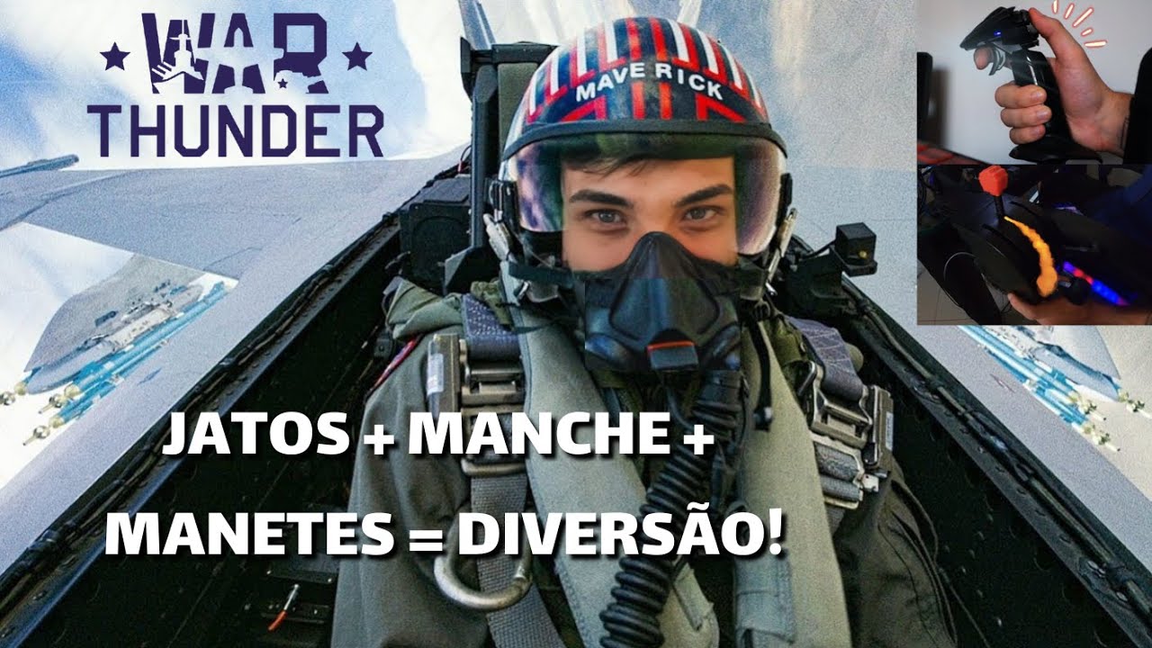 WAR THUNDER! MAS EU JOGUEI COM MANCHE E MANETES. (VALE A PENA?)