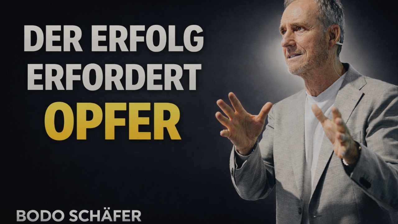 Der Erfolg erfordert OPFER, die die meisten vermeiden | Bodo Schafer