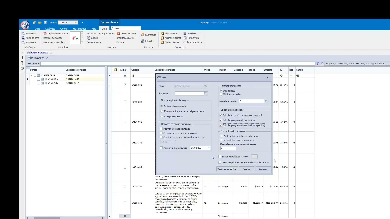 Cargar libros de sobrecosto y generar reportes en excel y PDF con utilidades en Neodata 2024