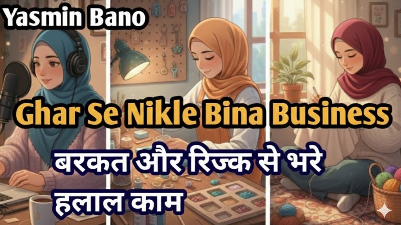 Halal Business Ideas 2026 | Muslim Women Work From Home | Barkat Wali Kamai #business 