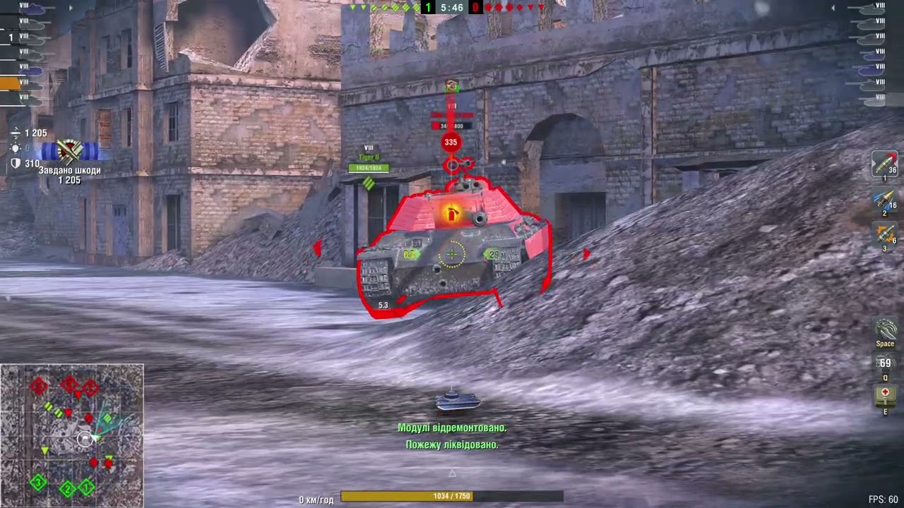 WoT Blitz. Progetto CC55 mod. 54. Нас оточили