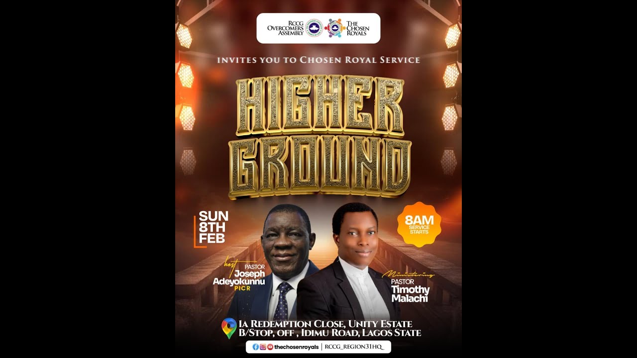 CHOSEN ROYAL SUNDAY SERVICE || 08-02-2026