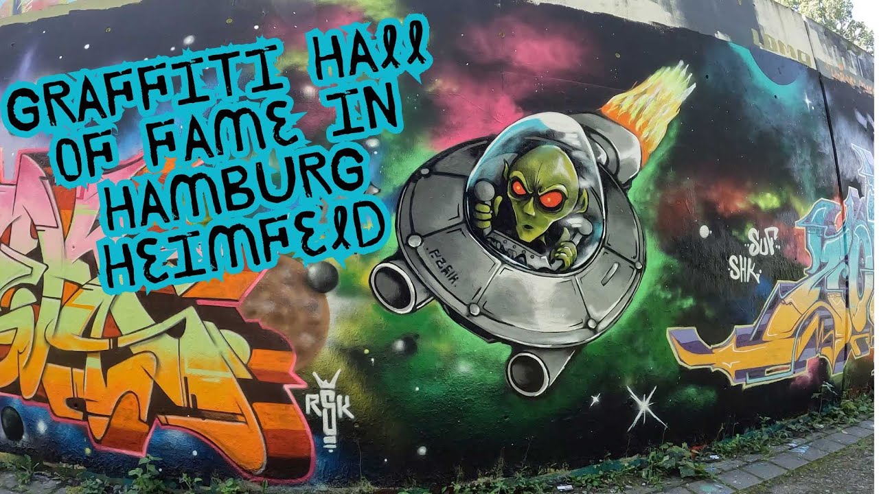 GRAFFITI HALL OF FAME IN HAMBURG HEIMFELD (HEIMFELD HALL)
