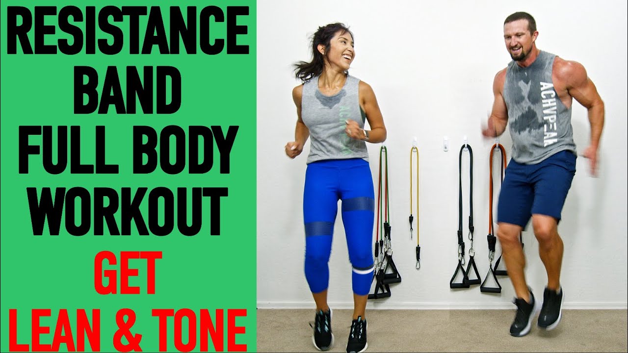 Resistance Band Full Body Workout - Get Lean and Toned with 