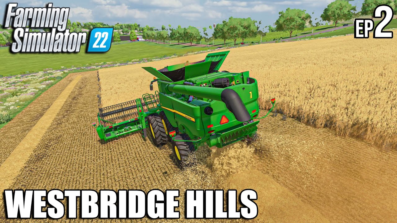 Wheat HARVEST and LOAD, Transporting SHEEP | Westbridge HILLS | Farming Simulator 22 Timelapse 2