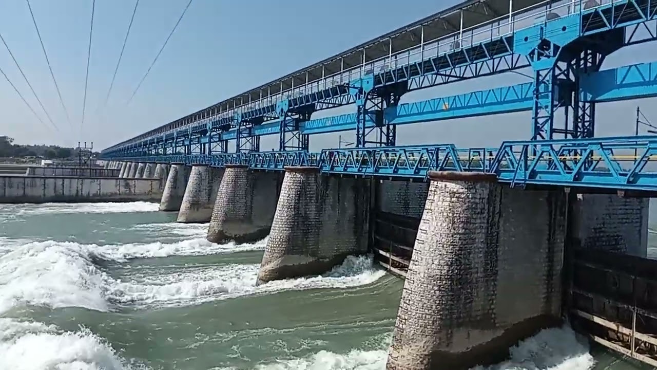 Mahakali River Barrage | Sharada Barrage Banbasa| River flow #Mahakaliriver  #river  #nepal #india