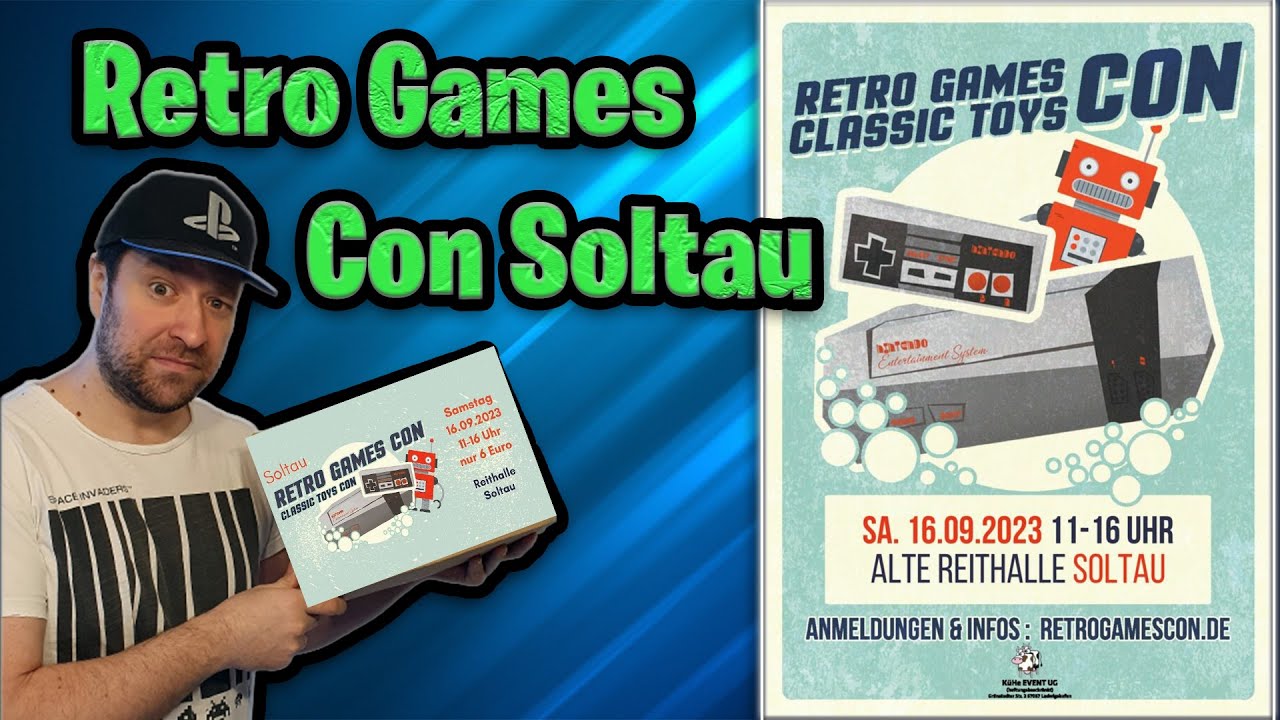 Retro Games Con in Soltau 16.09.2023 CHILLIGE Börse mit guten Freunden