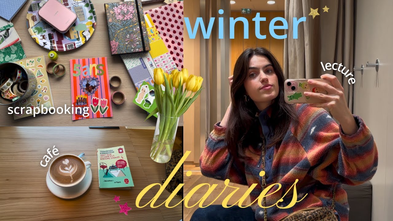 Winter diaries (scrapbooking, café, lecture...)