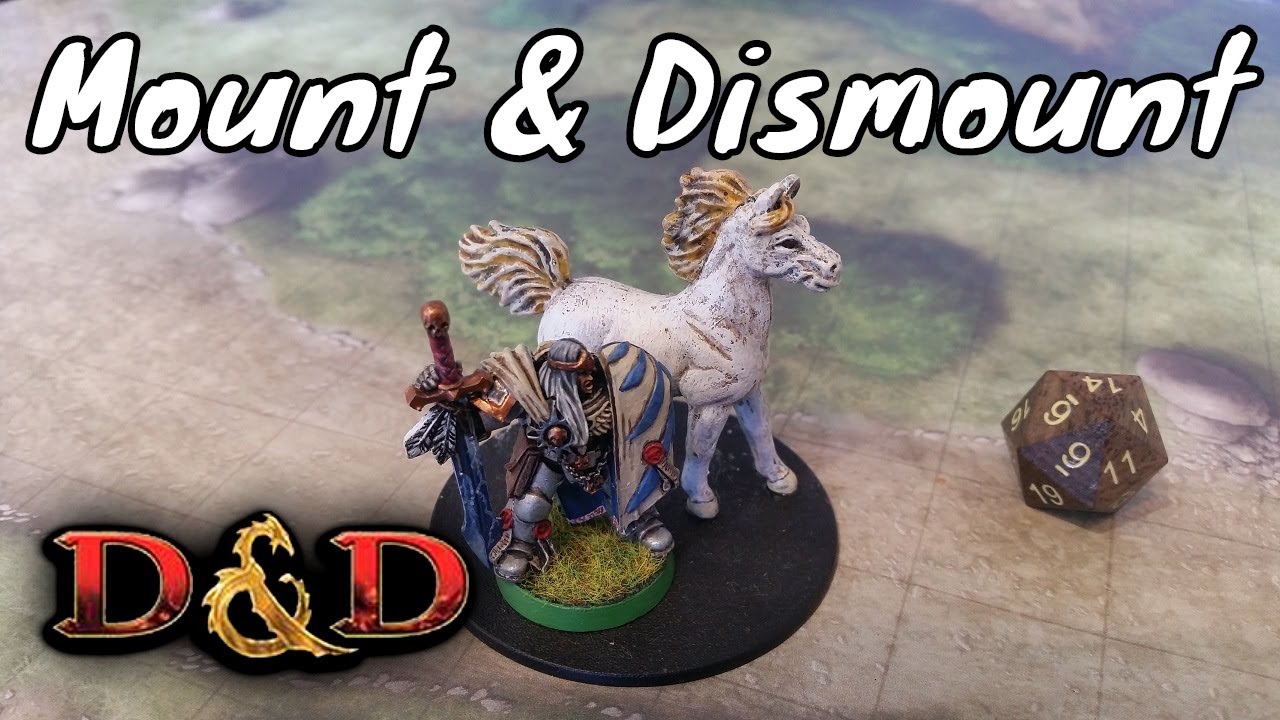 D&D (5e): Mounting and Dismounting (Mounted Combat)