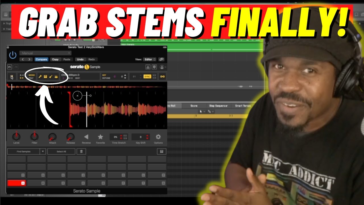 Serato Sample 2.0 Update FINALLY Remove drums from samples | Verysickbeats