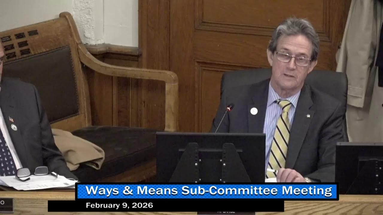 Ways and Means Sub-Committee Meeting 2/9/26