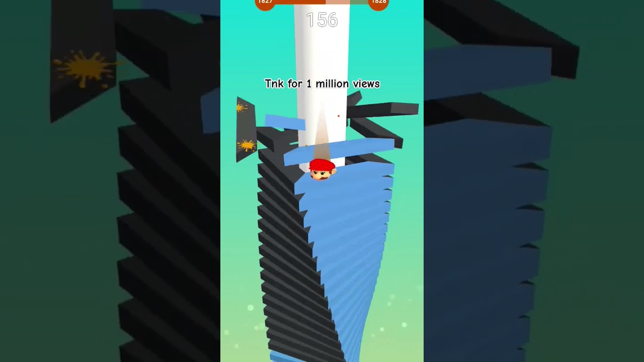 😘🤑 thanks for 1 million plus views🤓😎#viralvideo #gaming #games #stackball #gameplay #song #playgames