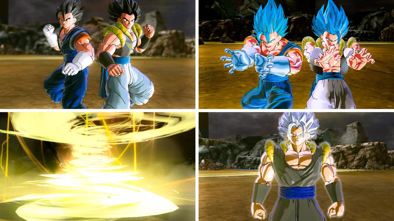 DB XENOVERSE 2 GOGETA AND VEGITO FUSION GOGITO