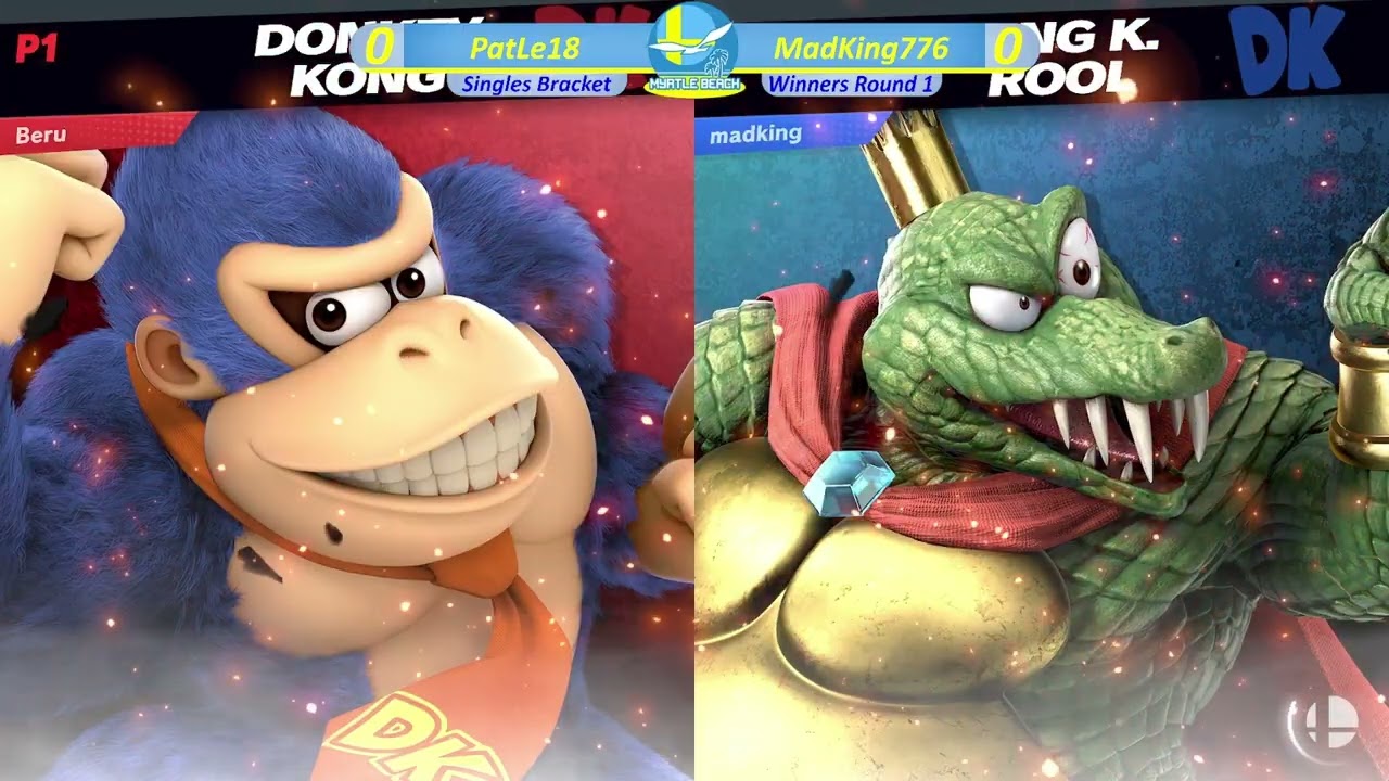 SocaSmash 162 Ultimate Singles: PatLe18 (Donkey Kong) vs Mad King 776 (King K Rool) Winners Round 1