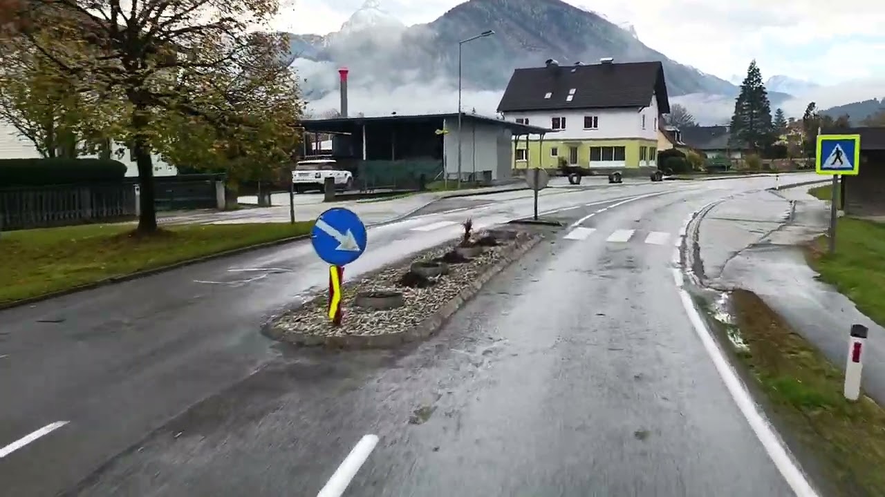 Wonderful Austria, Driving in Austria B117. Altenmarkt- Sankt Gallen- Hall.