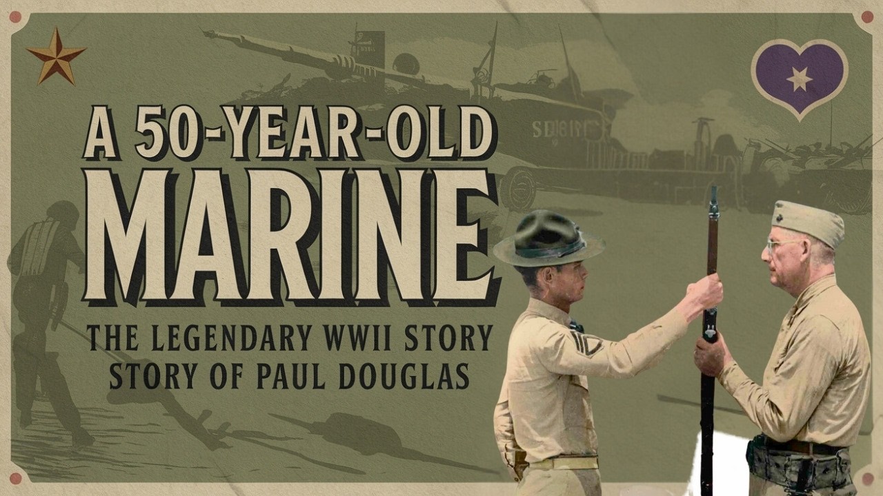 50-летний новобранец морской пехоты: легендарная история Пола Дугласа времён Второй мировой войны