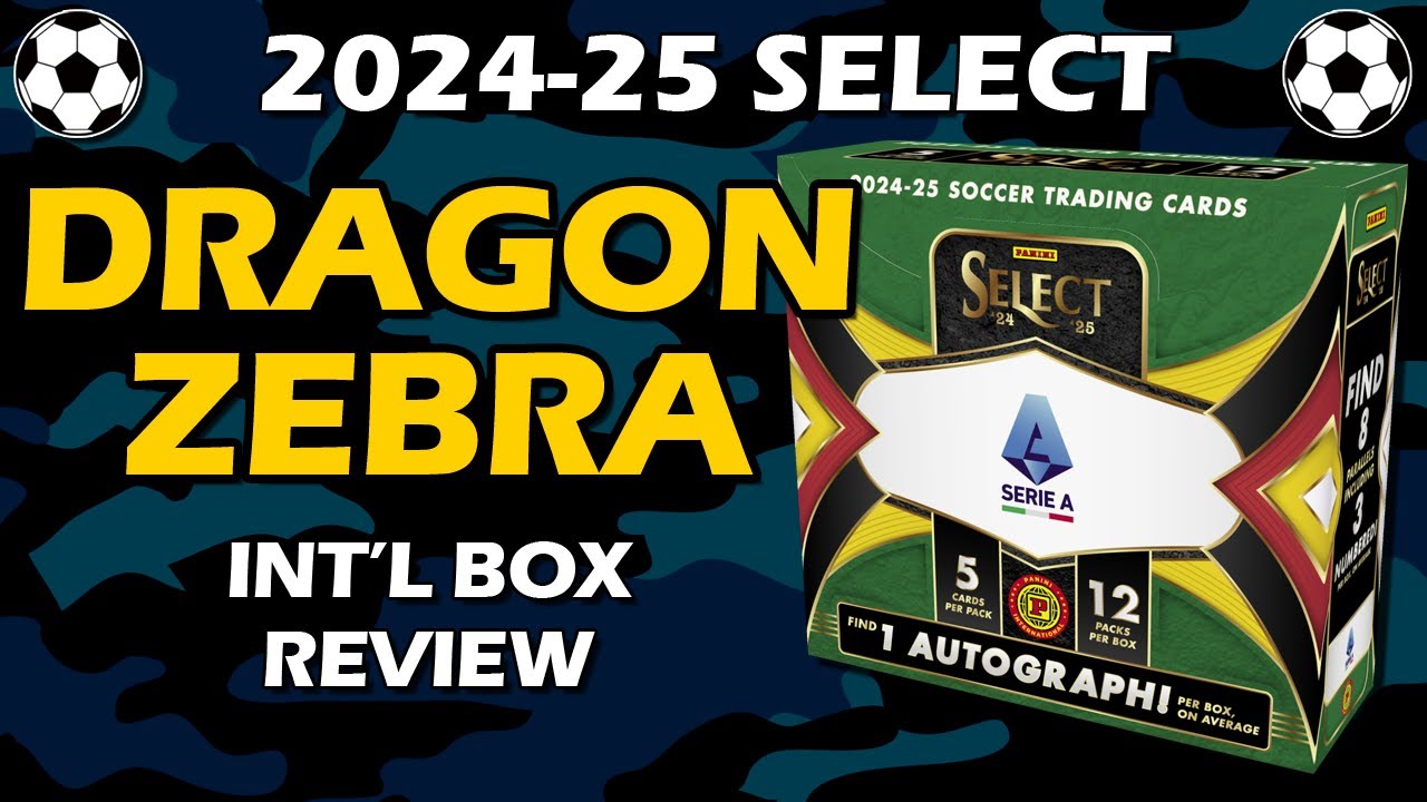 2024-25 Panini Select Serie A International Hobby Box Soccer Review