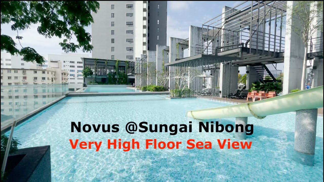 Novus @Sungai Nibong 1155 Sqft 3 Bedrooms 2 Baths 2 CPs Very High Floor With Breathtaking Sea View