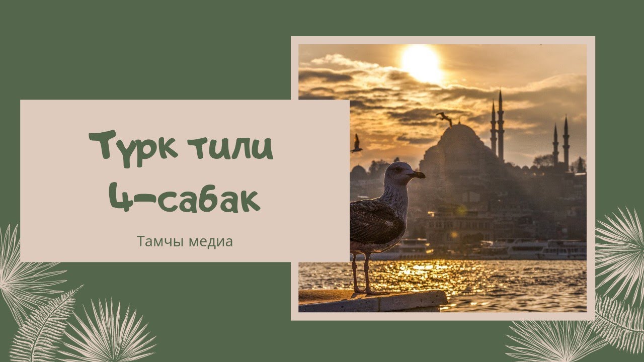 ТҮРК ТИЛИ 4-САБАК САНДАР жана ЖЕКЕ МААЛЫМАТТАРЫМ