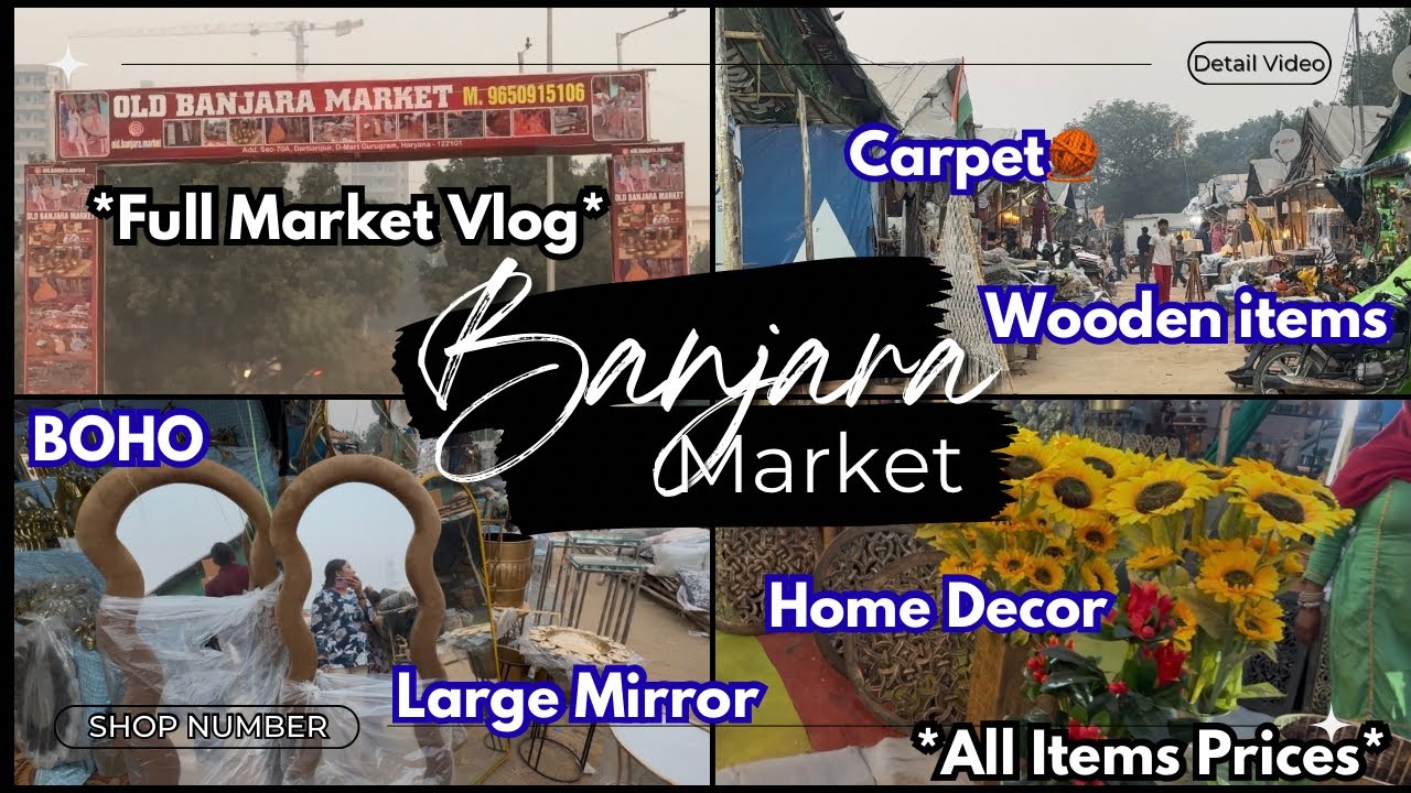 Banjara Market Gurgaon😍 | latest Video 🛍️ | Aesthetic Home 🏡 Decor | Pinteresty Crockery ☕️ | 
