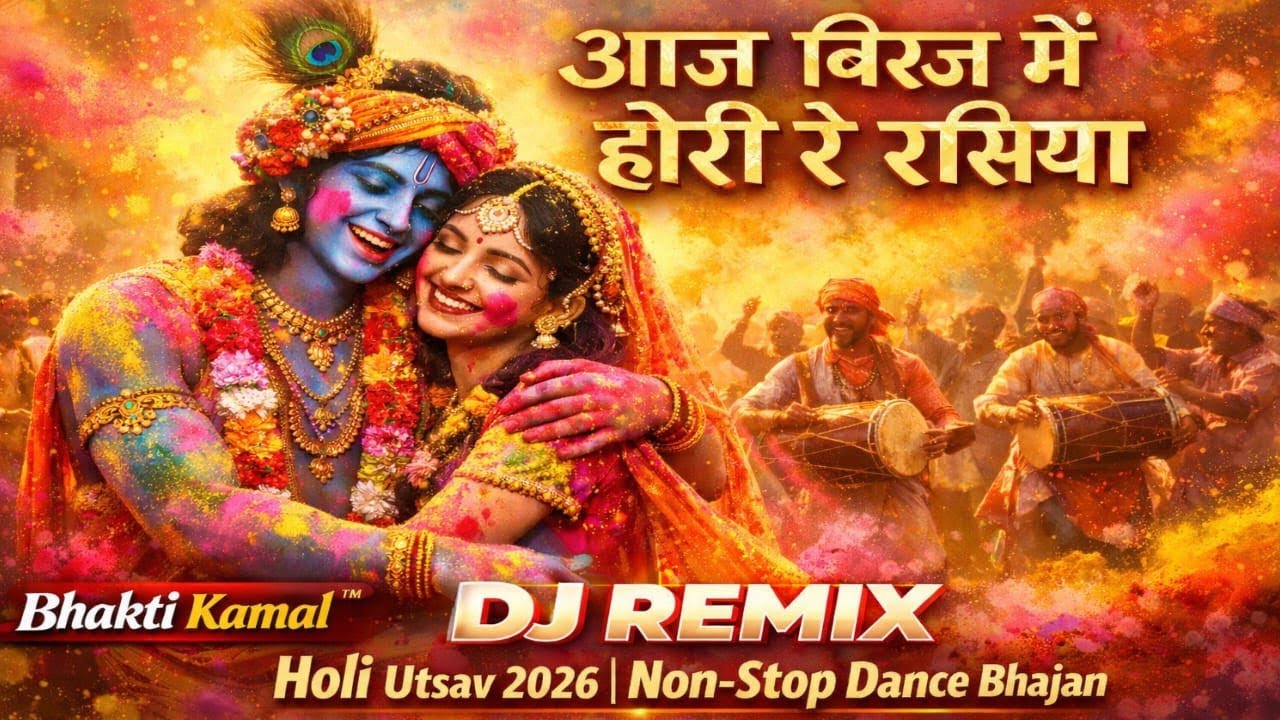 आज बिरज में होरी रे रसिया  होली उत्सव 2026 | Non-Stop Dance Bhajan  भक्ति कमल (Bhakti Kamal)