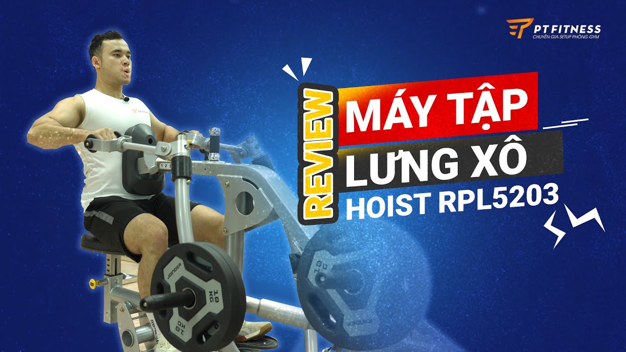 Hoist RPL5203 Máy Tập Cơ Lưng Xô Lắp Tạ Rời Thương Hiệu Mỹ [Mid Row]