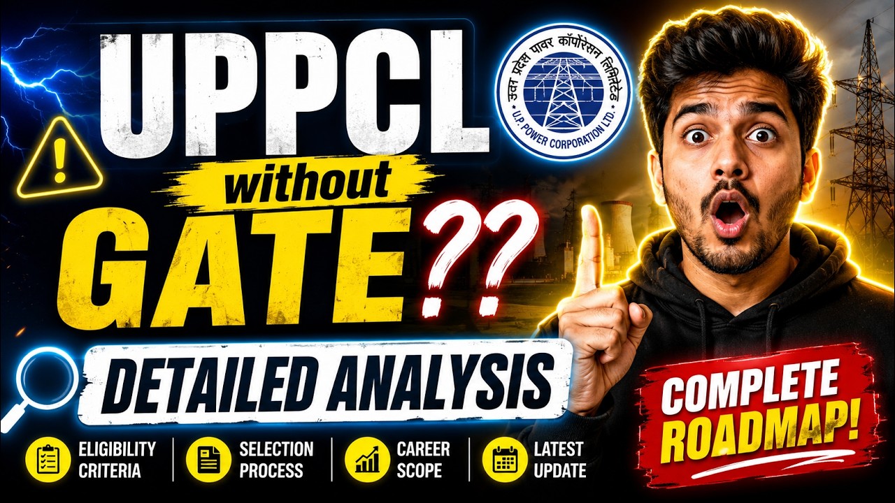 UPPCL AE 2026 Recruitment without GATE?? 😮 Detailed Analysis 💯
