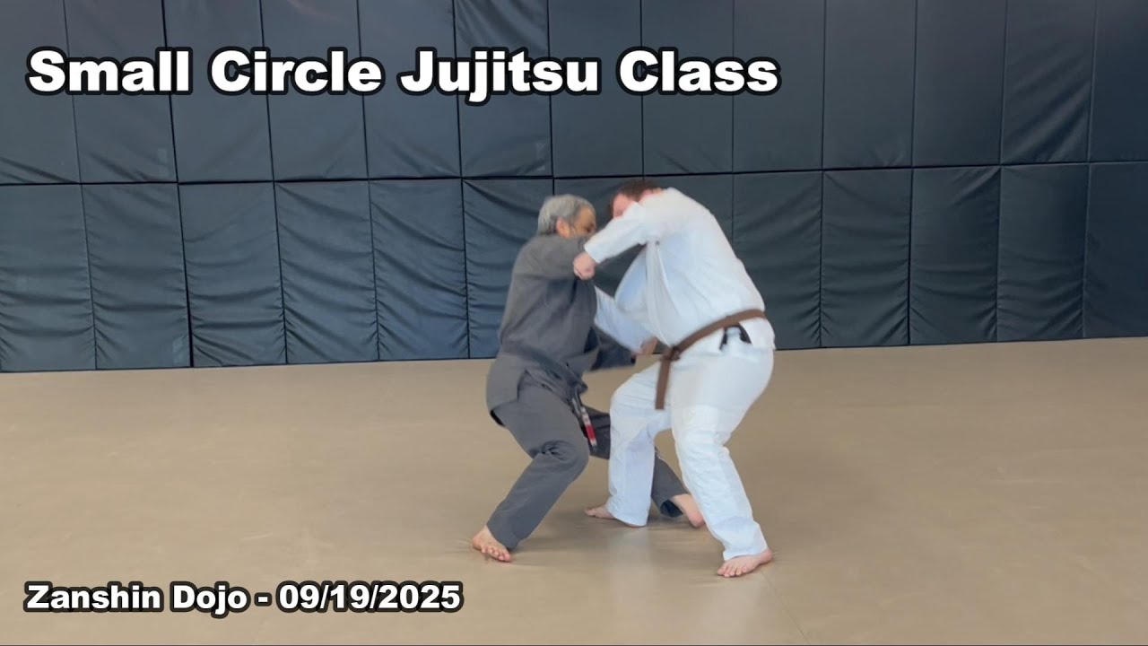 Small Circle Jujitsu Class -  Yoko Gake - Zanshin Dojo Sep 19 2025