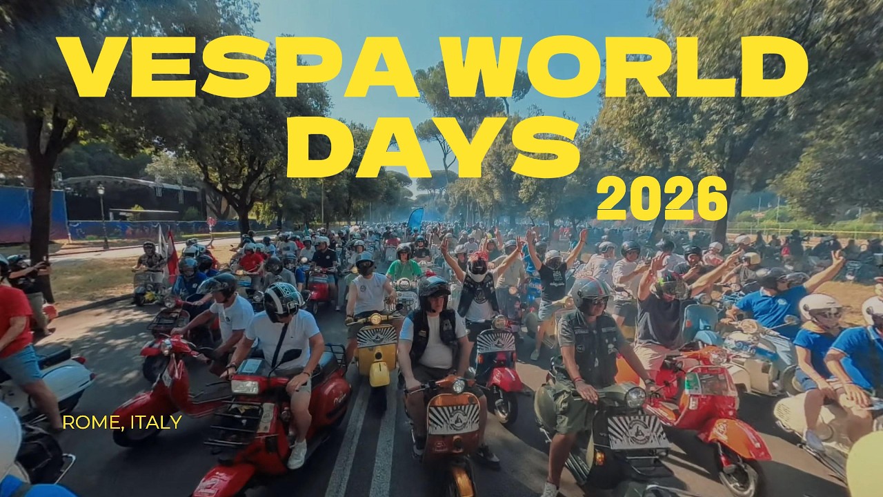 CAN YOU SPOT YOUR CLUB? | Vespa World Days Parade 2026 | Raw / No Music