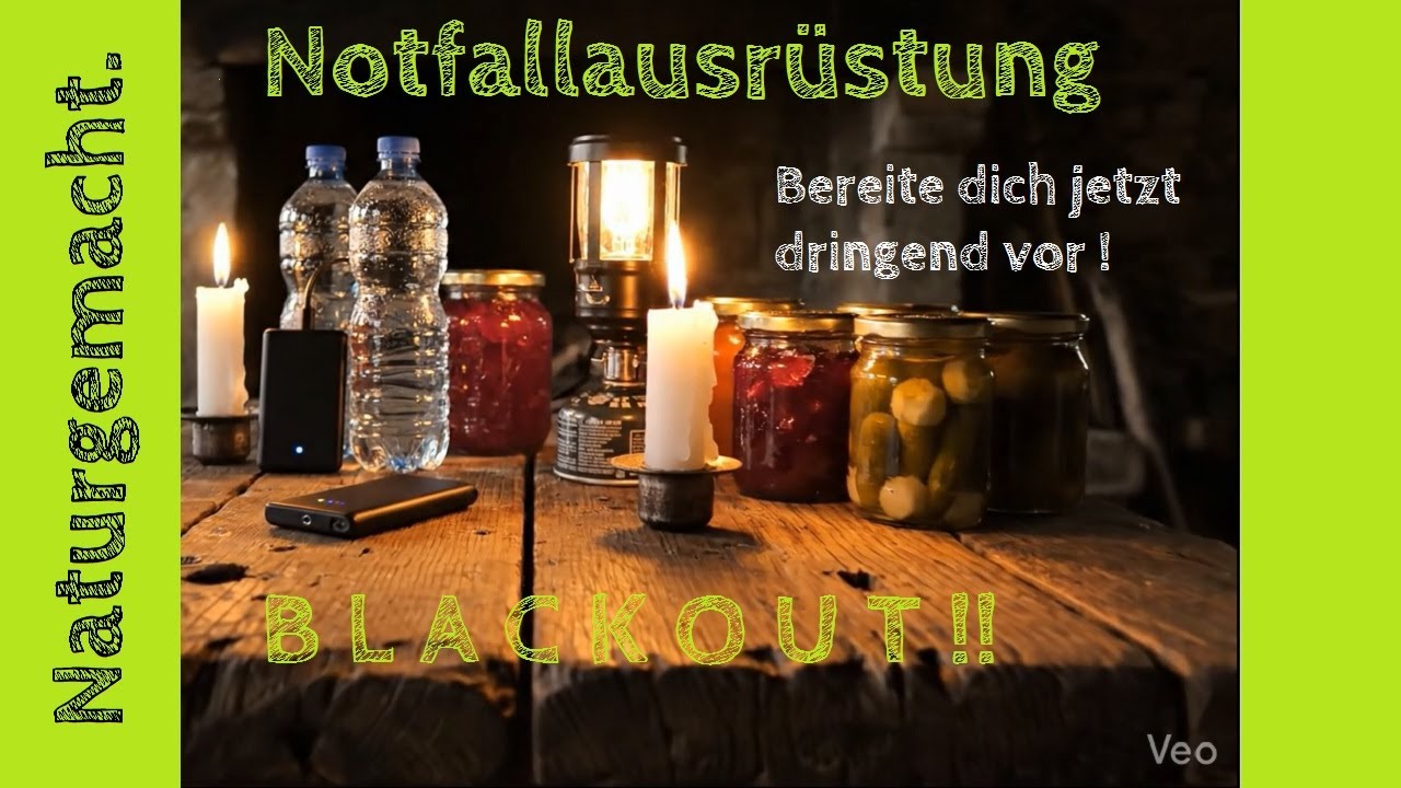 Stromausfall Notausstattung: DAS brauchst du im Falle eines Stromausfalls DRINGEND!  #Blackout