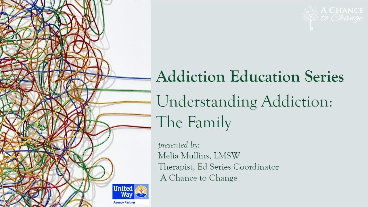 Addiction Education Series Session 2: Understanding Addiction - The Family