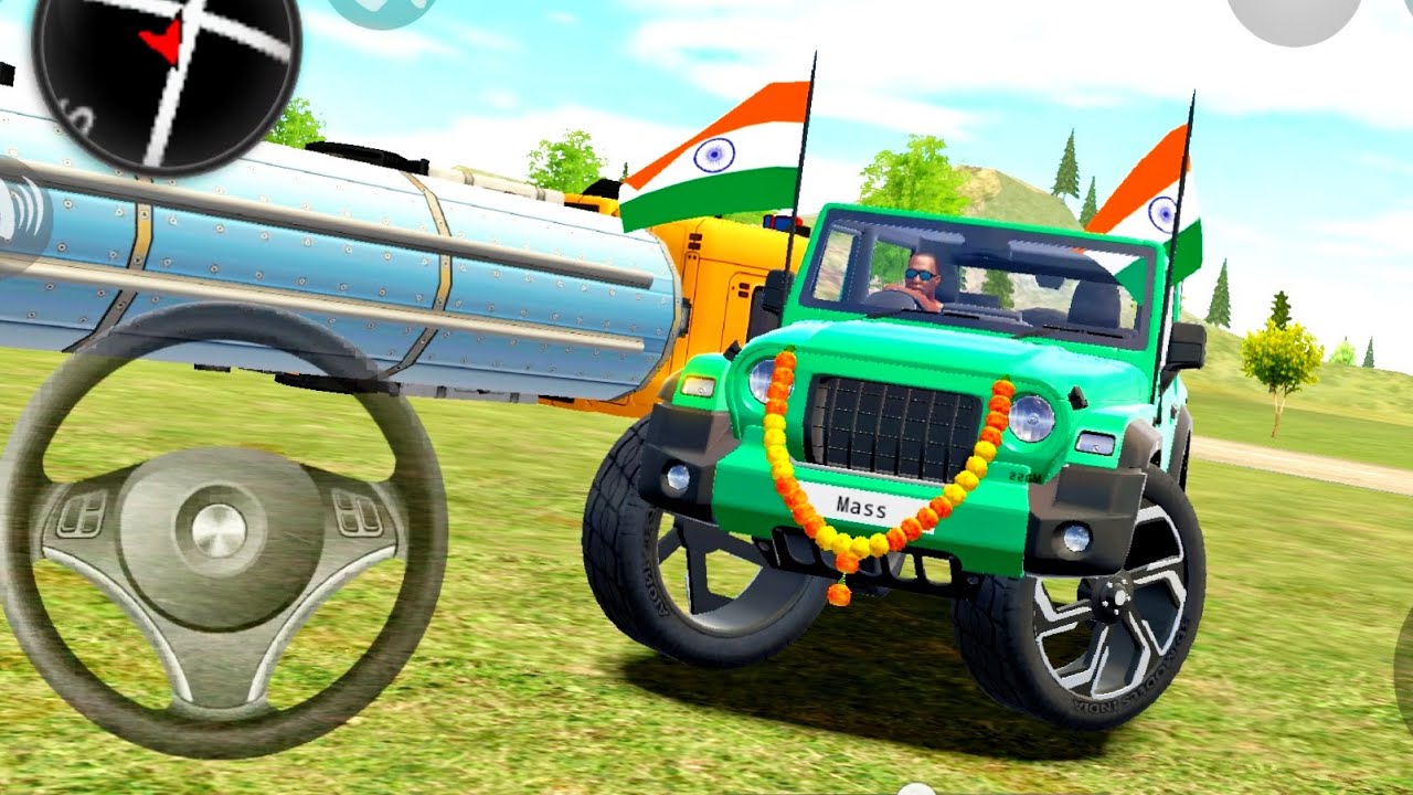 Modified Mahindra Thar😈Games:Indian Green Thar (Gadi Wala Games) Car Game Android Game - #2025