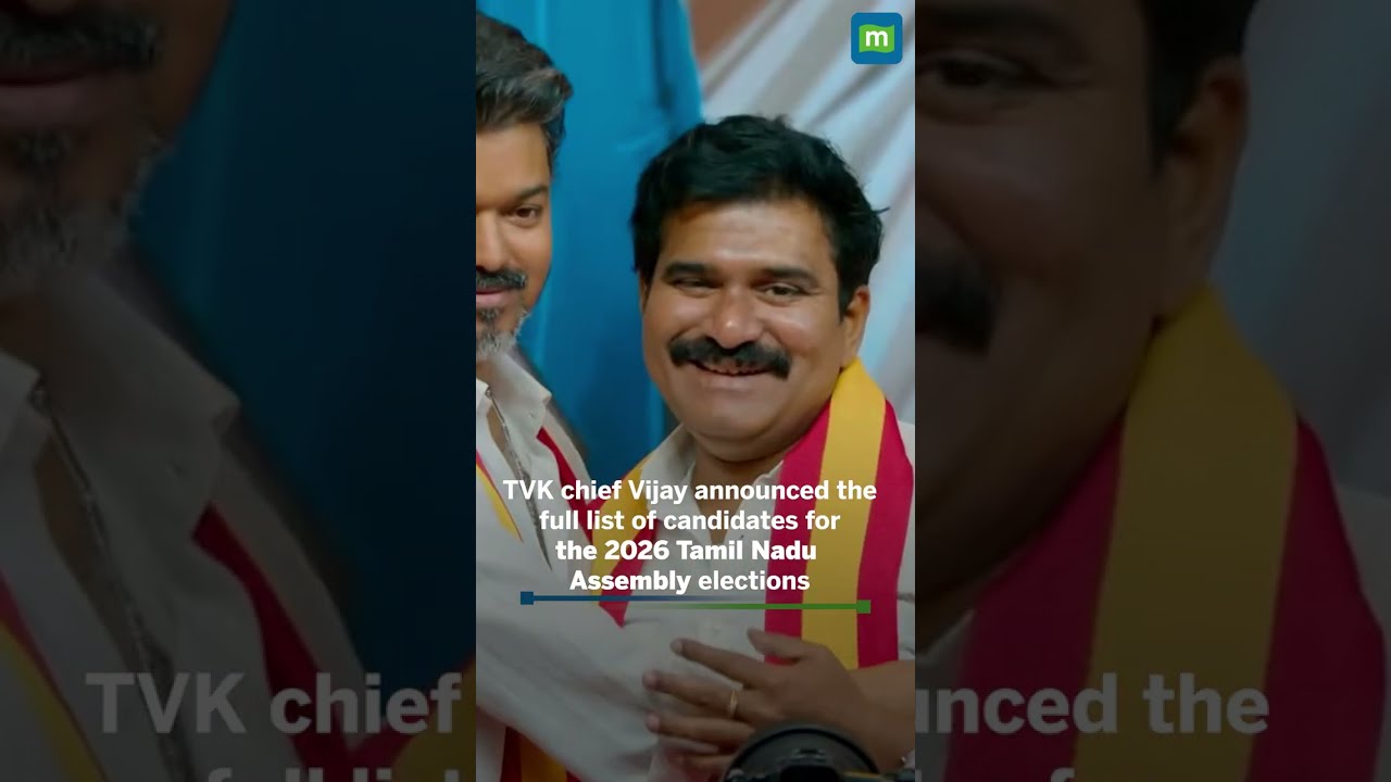 TVK chief Vijay announced the full list of candidates for the 2026 Tamil Nadu Assembly elections