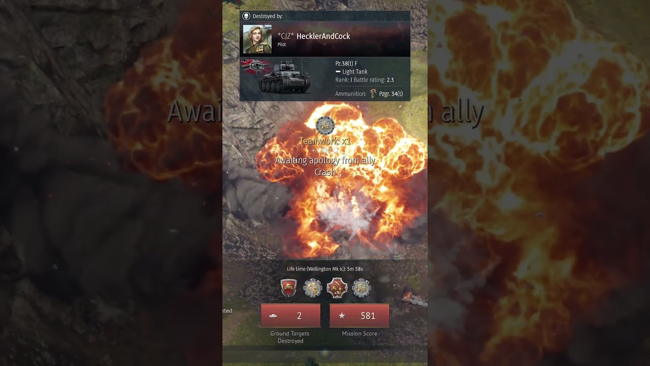 Безумное приключение в Веллингтоне! #warthunder #pcgaming